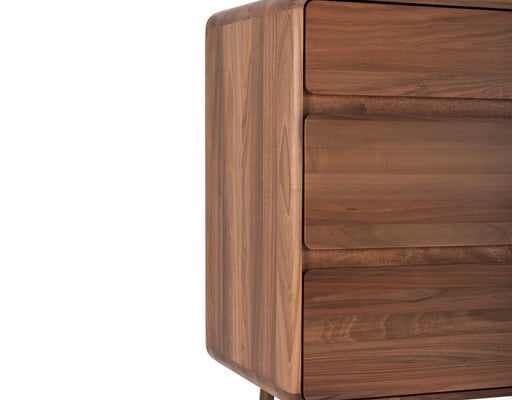Komoda Fawn drawer walnut