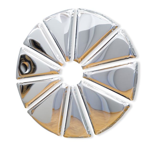 Zrcadlo Nucleus Mirror inox