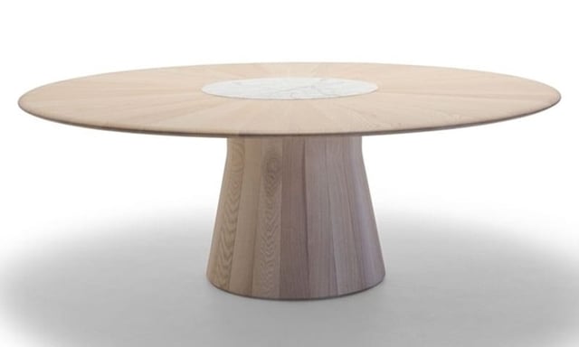 Reverse Wood Table