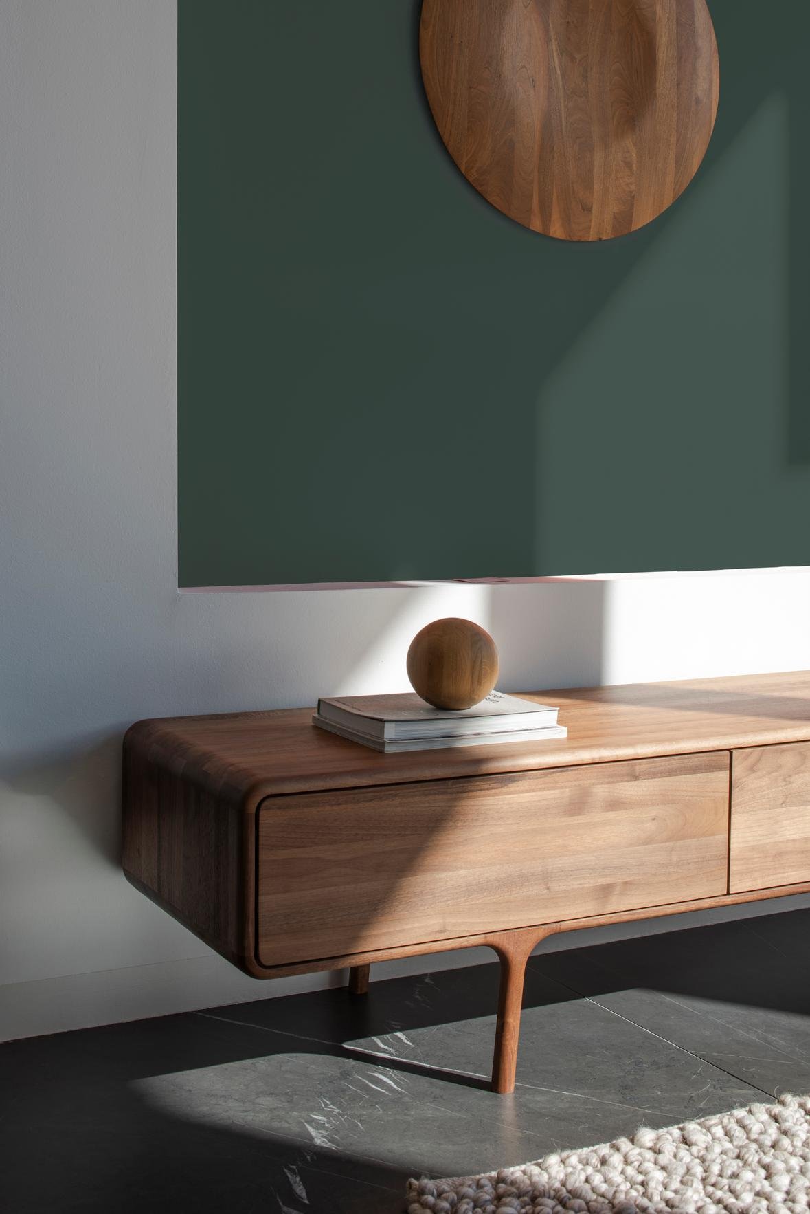 TV stolek Fawn lowboard walnut