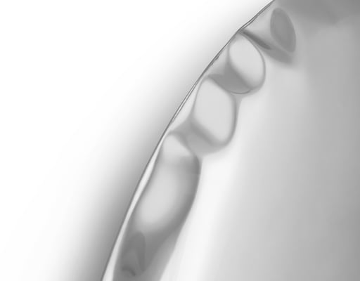 Zrcadlo Oko Mirror inox