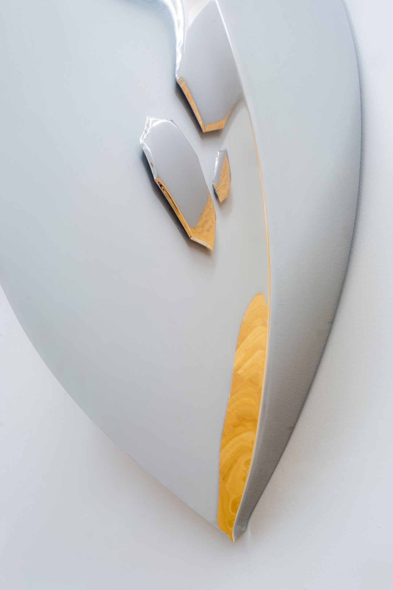Zrcadlo Lezka L inox
