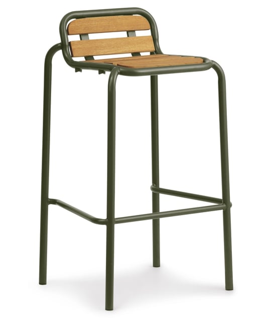 Vig wood bar chair