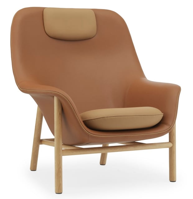 Armchair Drape wood high