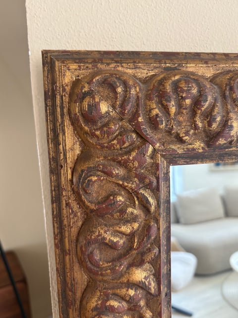 Zrcadlo Sevilla 109x71 cm starobronz - výprodej