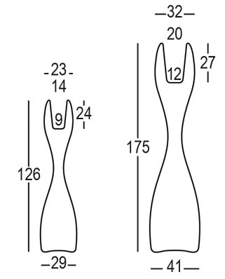 Květináč Moai 175 cm
