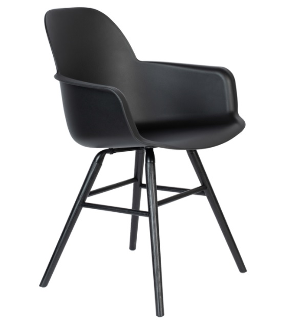 Albert Kuip AC all black chair