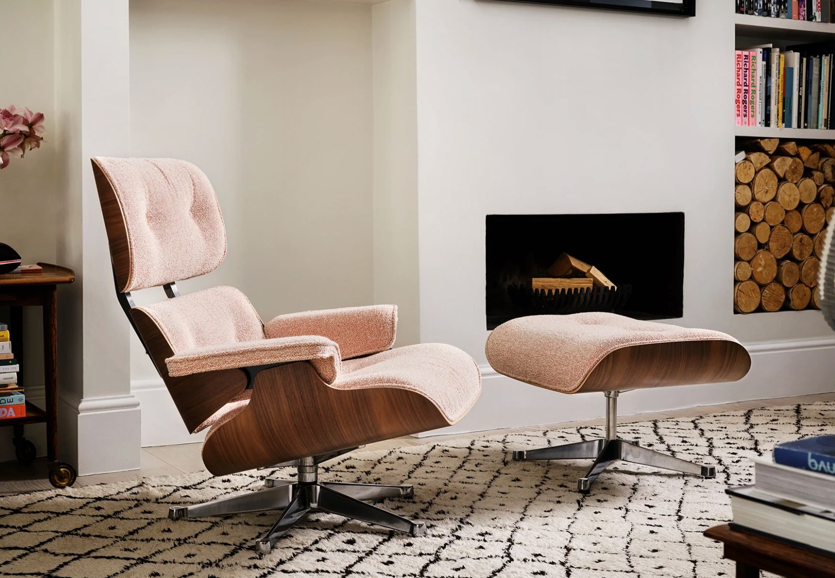 Křeslo Lounge Chair &amp; Ottoman - fabric