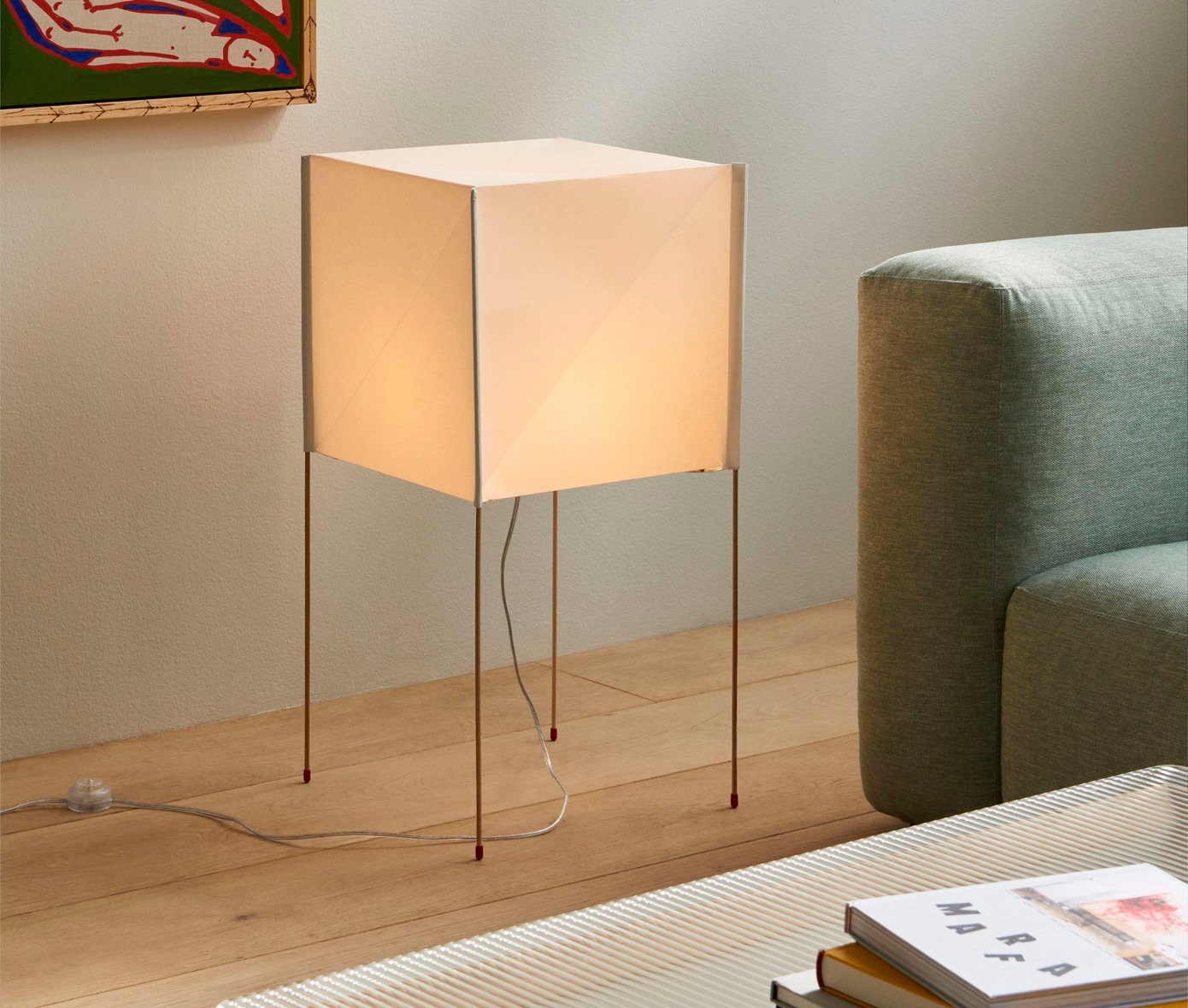 Stojací lampa Paper cube