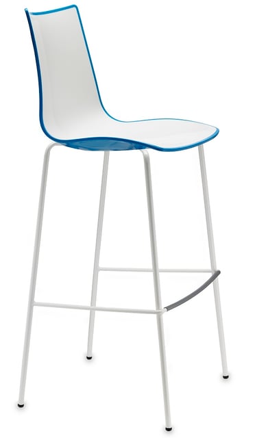 Zebra Bicolore bar chair
