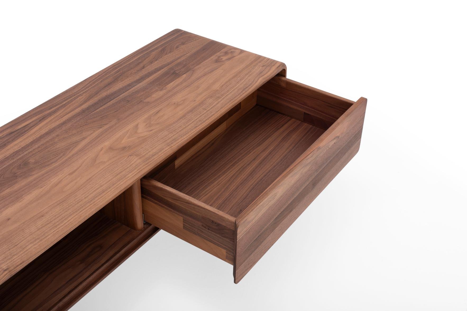 TV stolek Fawn lowboard 2 drawers walnut