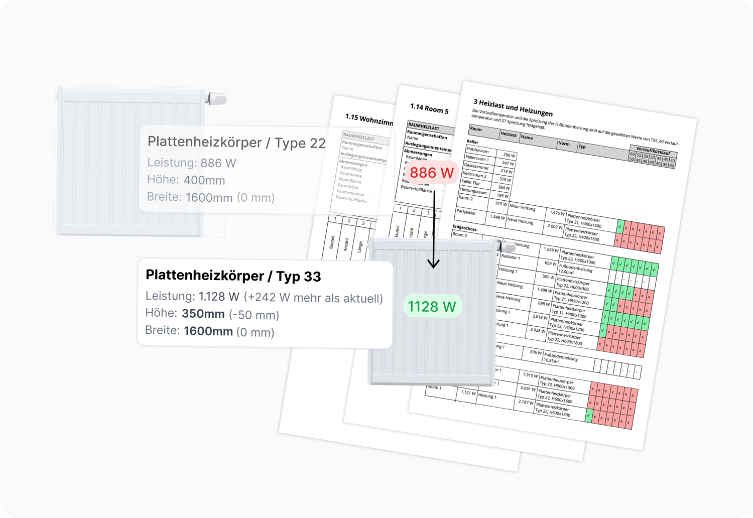 Heizlast & hydraulischer Abgleich