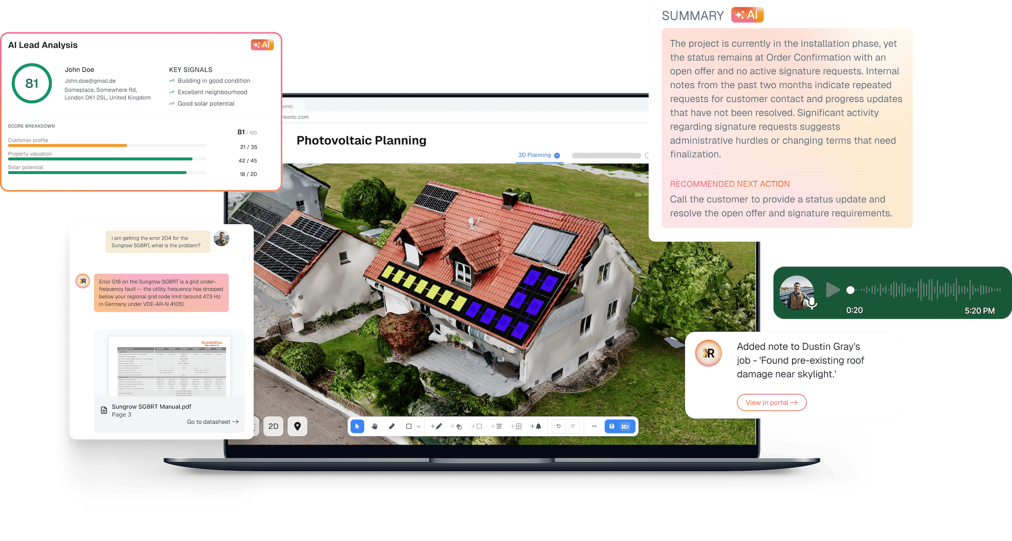 Planning screenshot