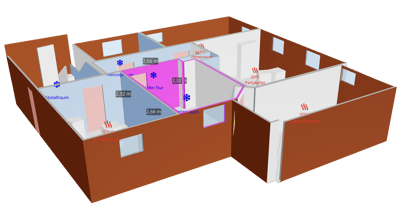3D-LiDAR Gebäudescan