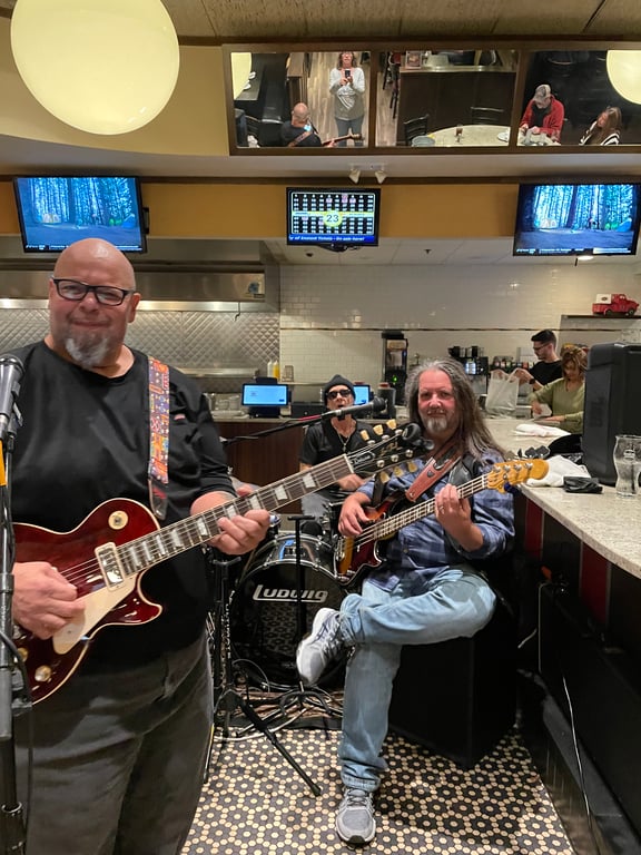 Frank, Bill and Johnny at Reds in Peabody