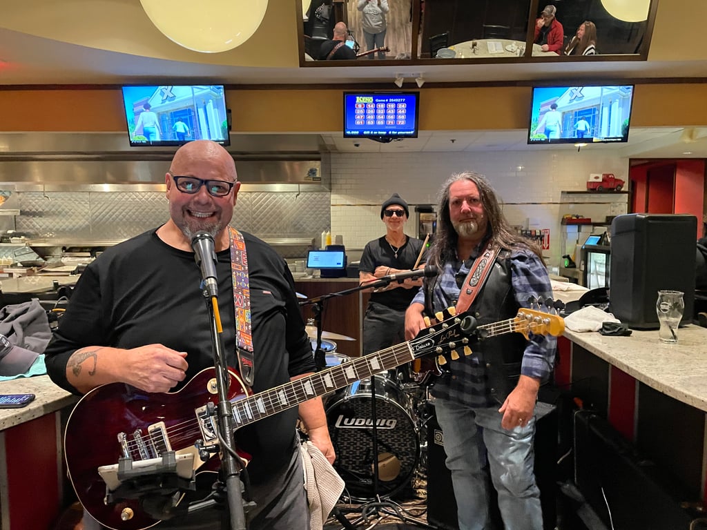 Frank, Bill and Johnny at Reds in Peabody