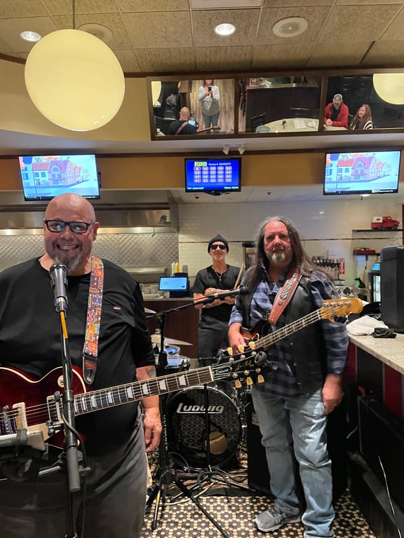 Frank, Bill and Johnny at Reds in Peabody