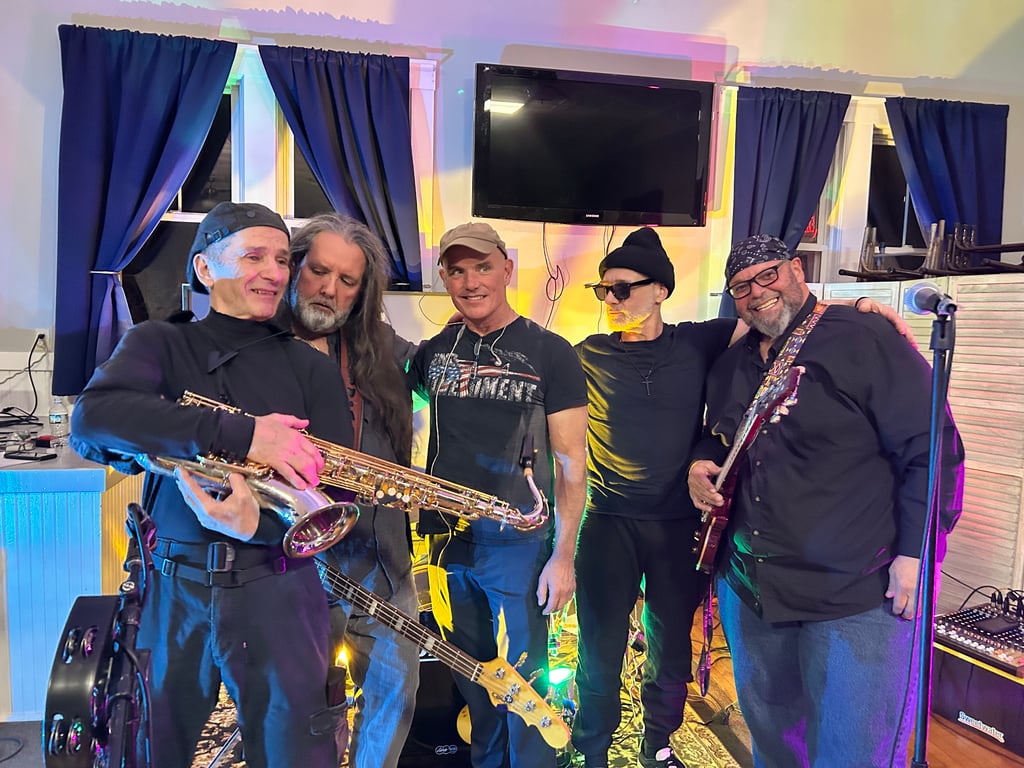 Steve, Bill, Mark Queenan, Johnny and Frank