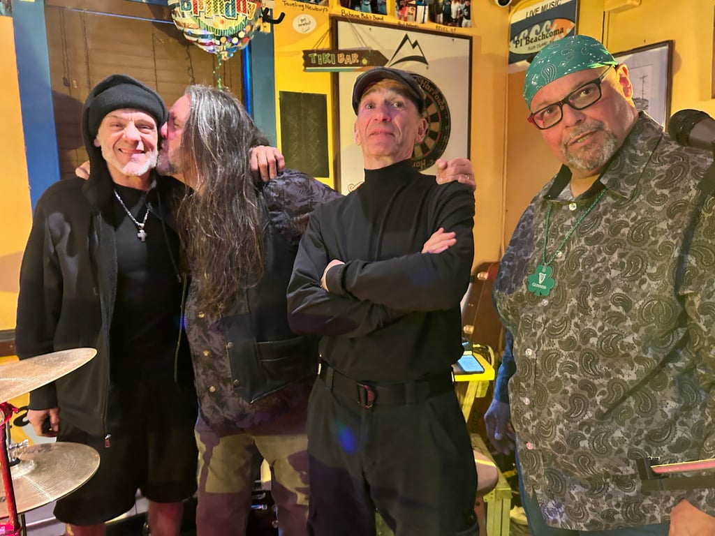 Johnny, Bill, Steve and Frank at The Riptide