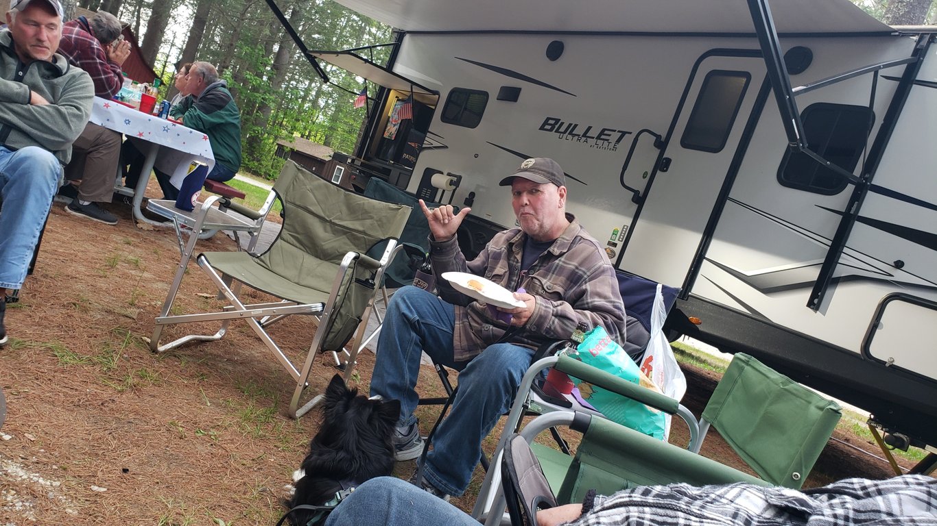 Camp dinner