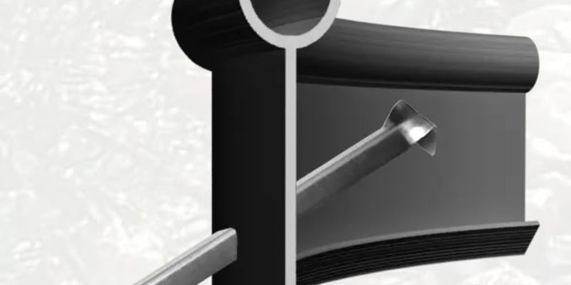 OLY-OLA BLACK 4-3/4" LAWN EDGING 20'