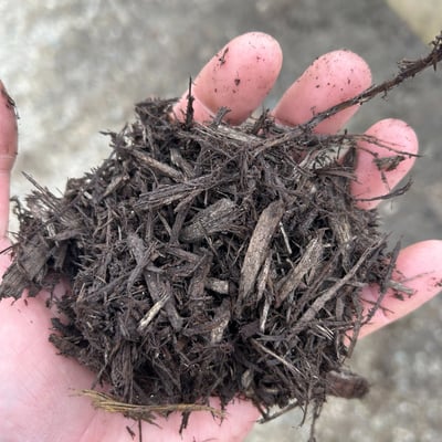 Dark Brown Shredded Hardwood Bark Image