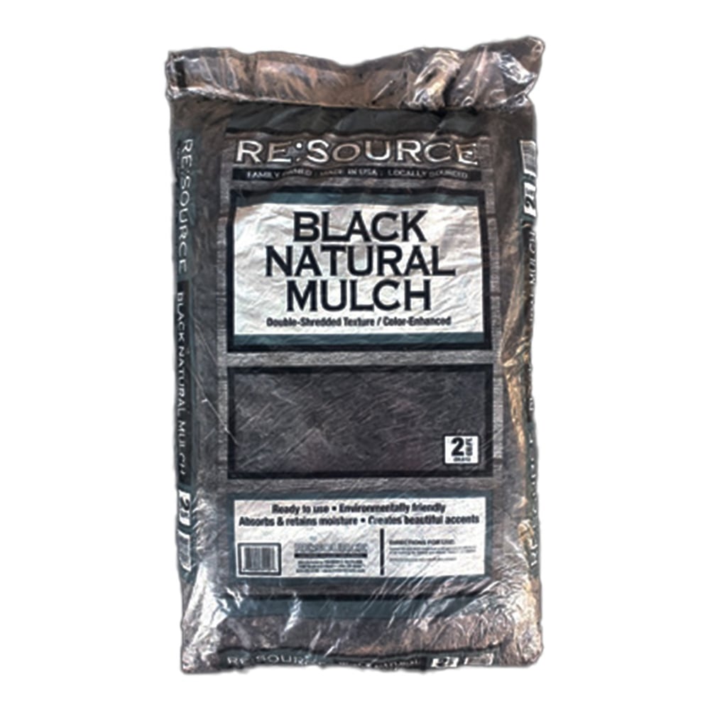 Black Natural 2X Bag Mulch 2 cu. ft.