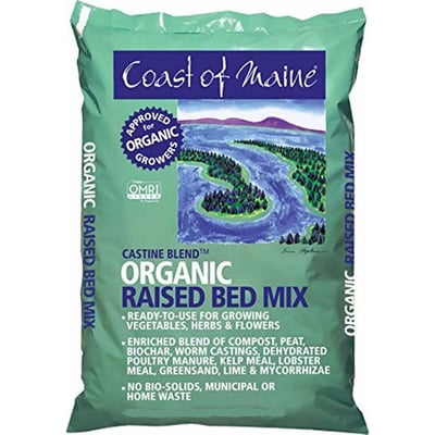 Topsoil Bagged- Coast of Maine Raised bed mix 2 cf