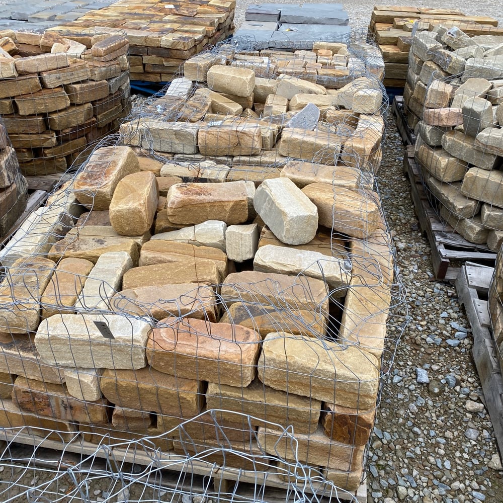 Tumbled Brown Cobblestones 4"x10" (#66B)