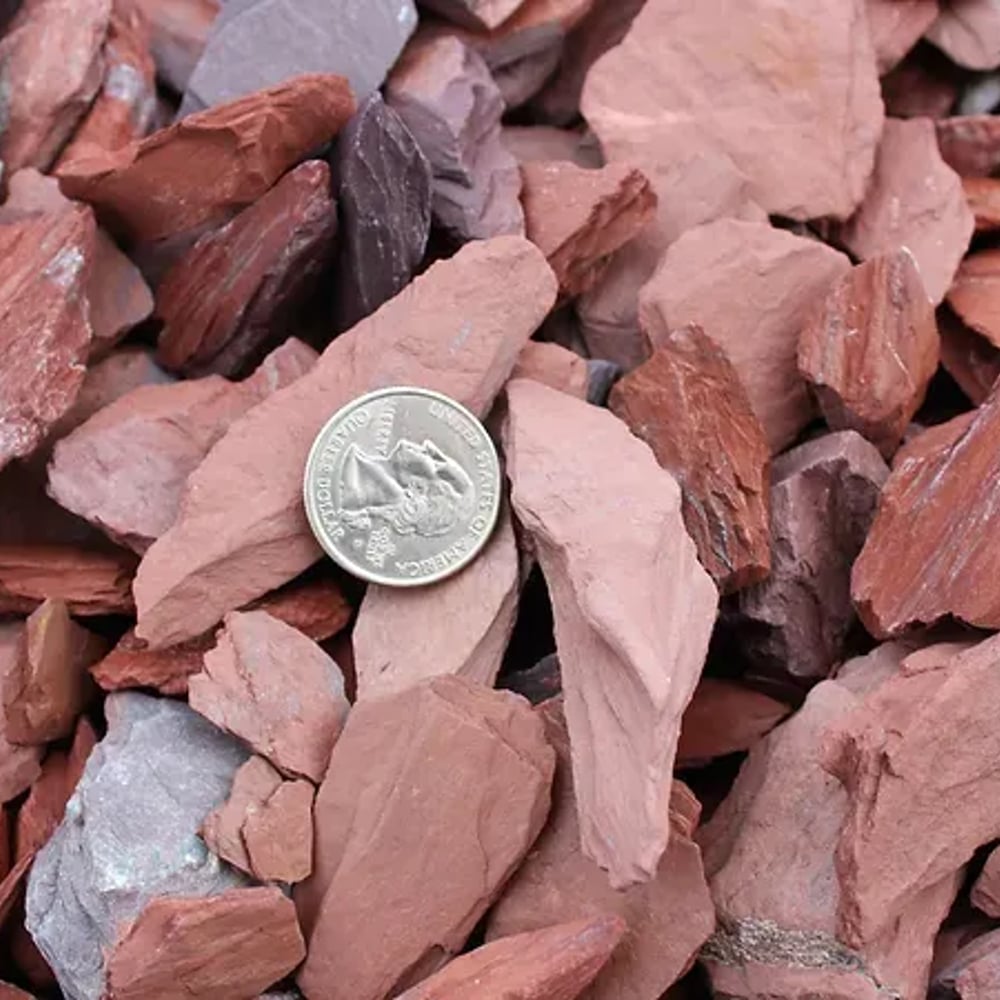 1-1/2" Red Slate