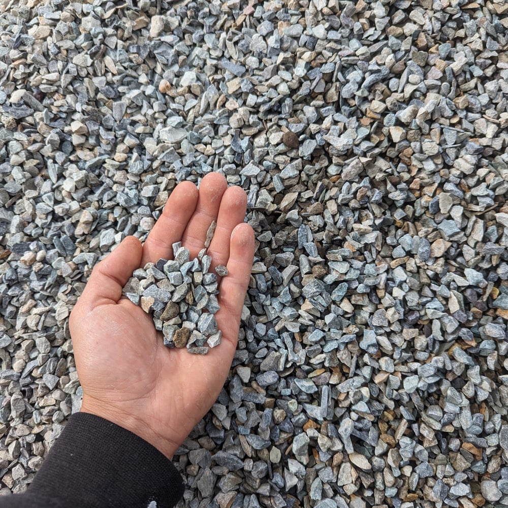 Crushed Rock (3/8" Blue And Tan)