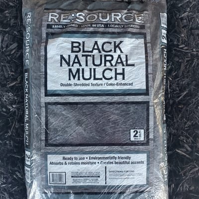 Black Double Processed Mulch Bag (2cf) Image