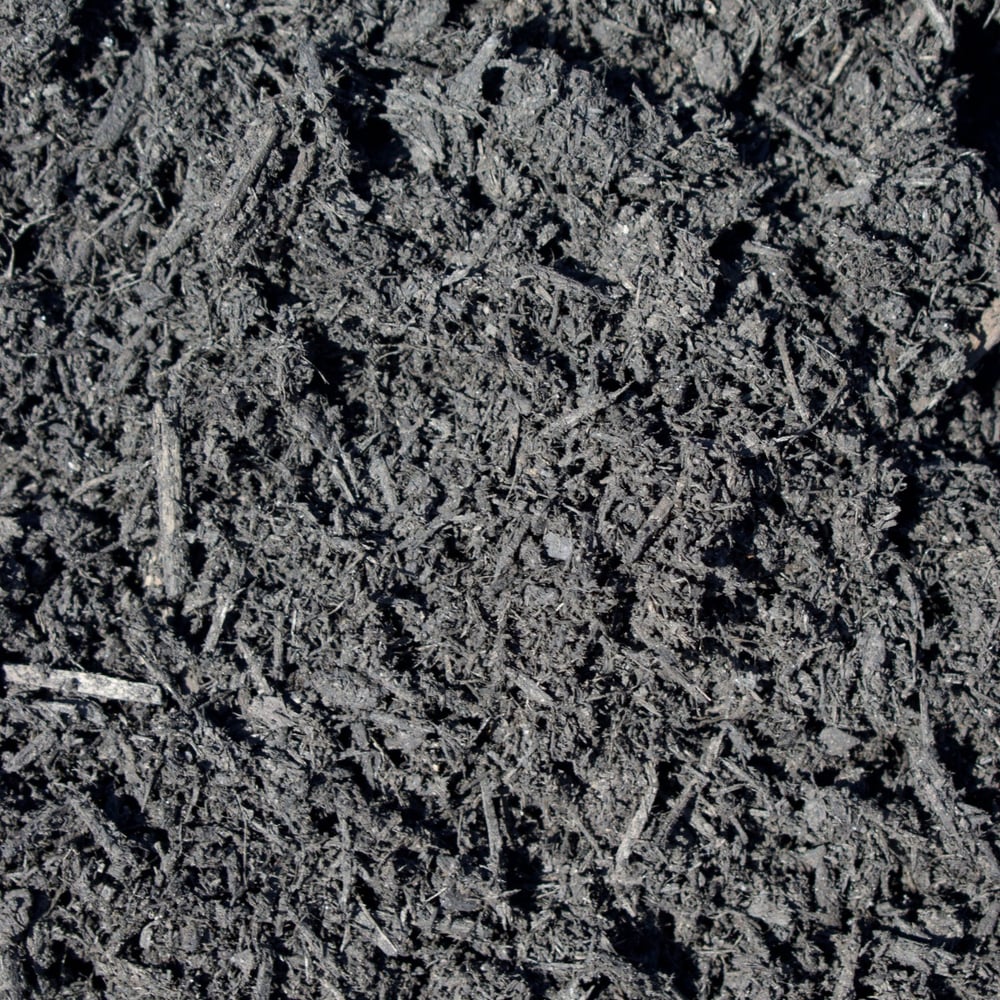 Black Dyed Triple Shredded Hardwood Bark Mulch
