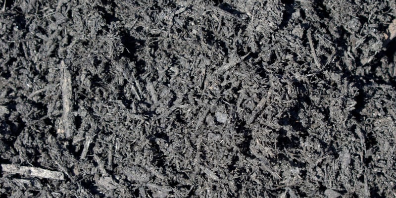 Black Dyed Triple Shredded Hardwood Bark Mulch