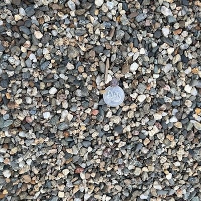 1/4" Desert Brown Rice Stone Image