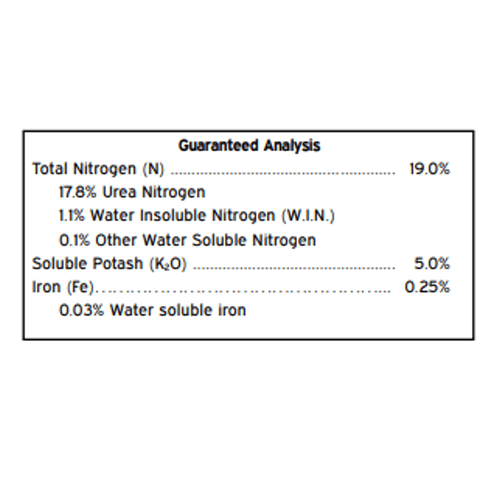Turf-pro™ Fertilizer+Prodiamine (19-0-5) Specs