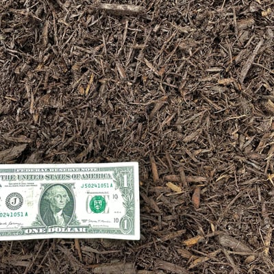 Dark Brown Hardwood Mulch Image