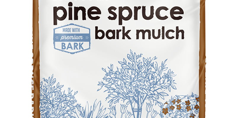 Bagged Natural Pine Spruce Mulch