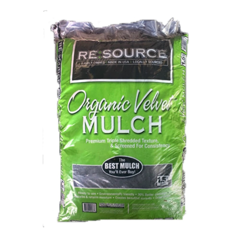 Organic Velvet 3X Bag Mulch- 1.5 cu.ft.