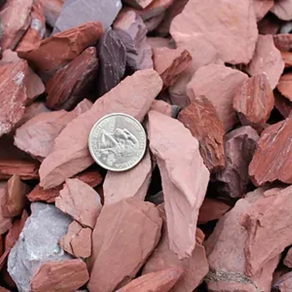 1-1/2" Red Slate