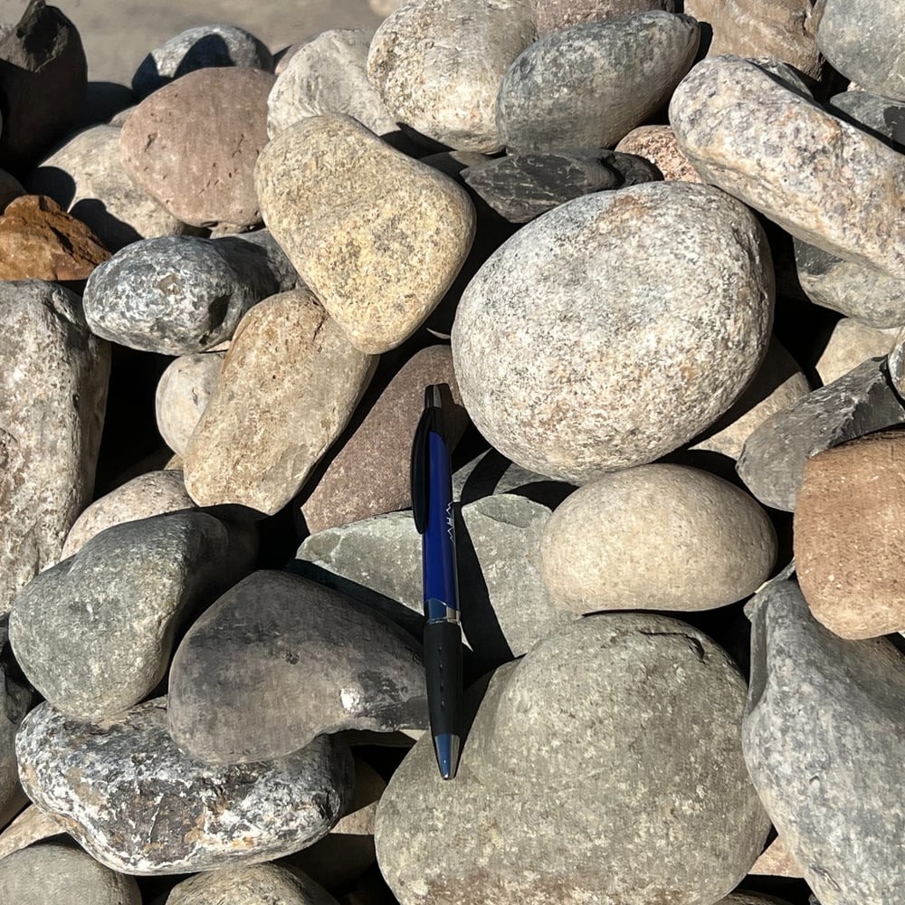 3-5" New England River Rock