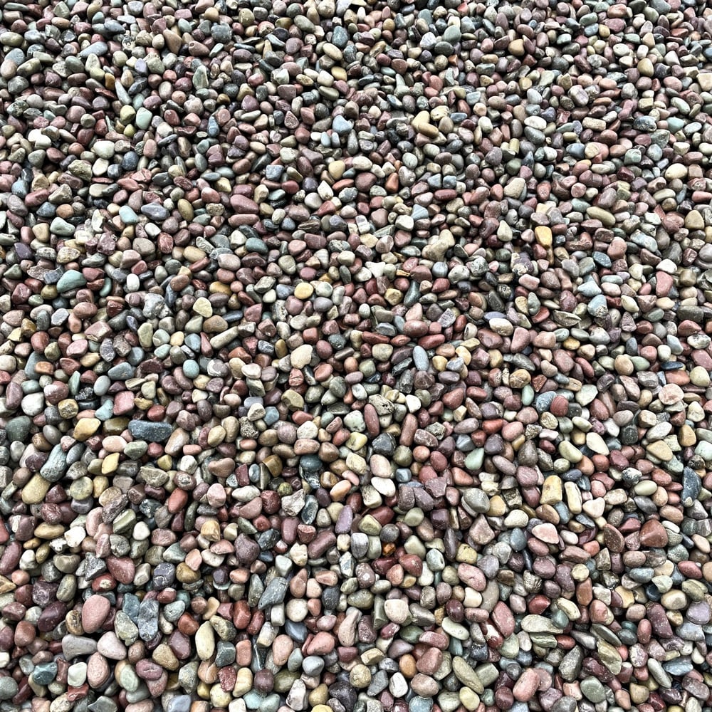 Round Glacier Rock (3/4" Rainbow)