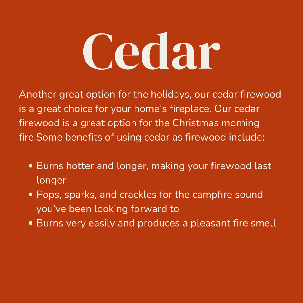 Cedar Firewood