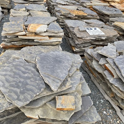 Flagstone - AL Blue Textured Flagstone 1"-2" (#07)