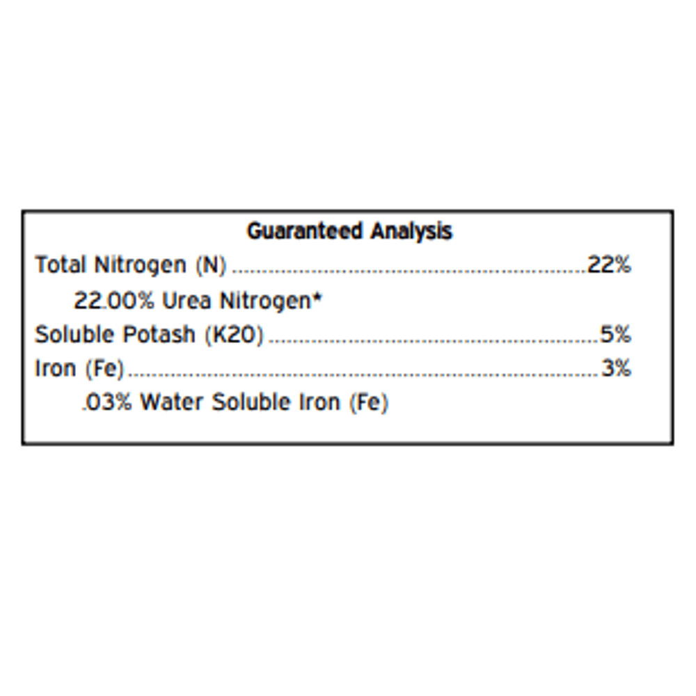 Turf-pro™ Veri-Green (22-0-5) Specs
