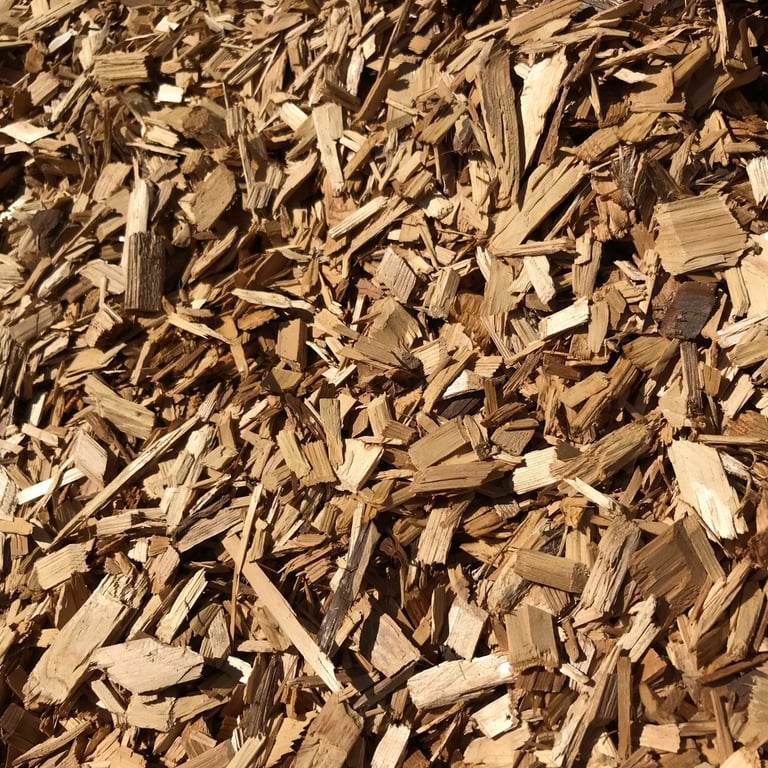 Image showing cedar wood chip mulch texture.