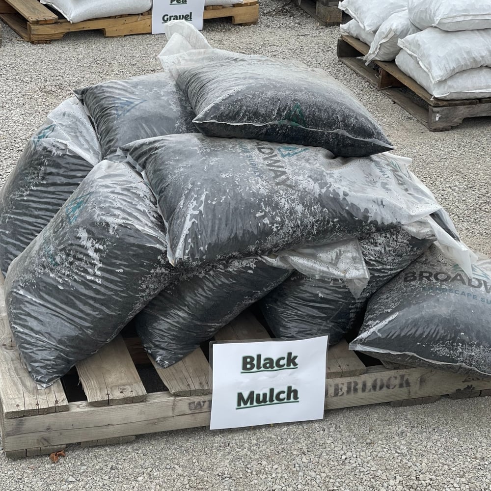 1.5 Cu Ft Bag Black Recycled Mulch