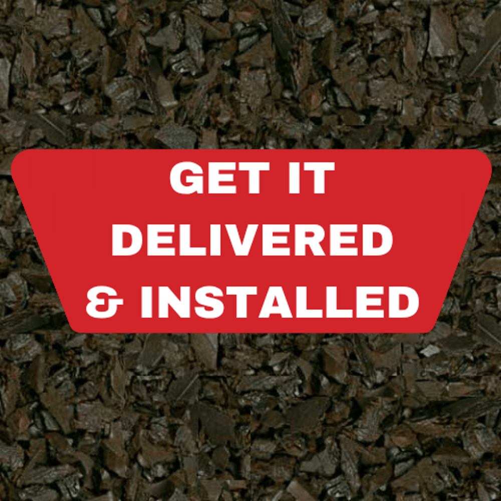 Get it Installed-Rubber Mulch - Brown