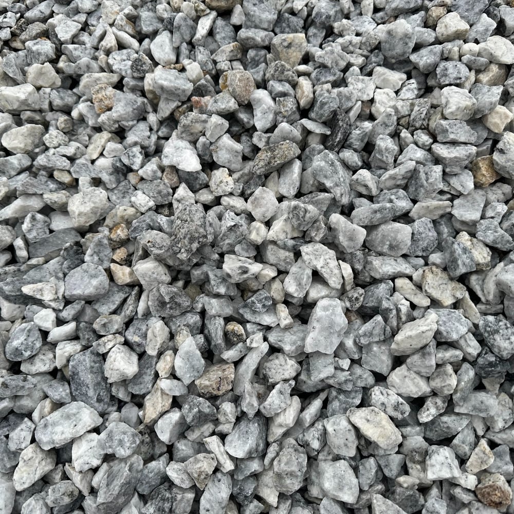 3/4" White Marble Chip