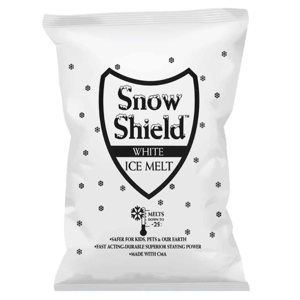 Snow Shield White salt & calcium mix 50LB bag